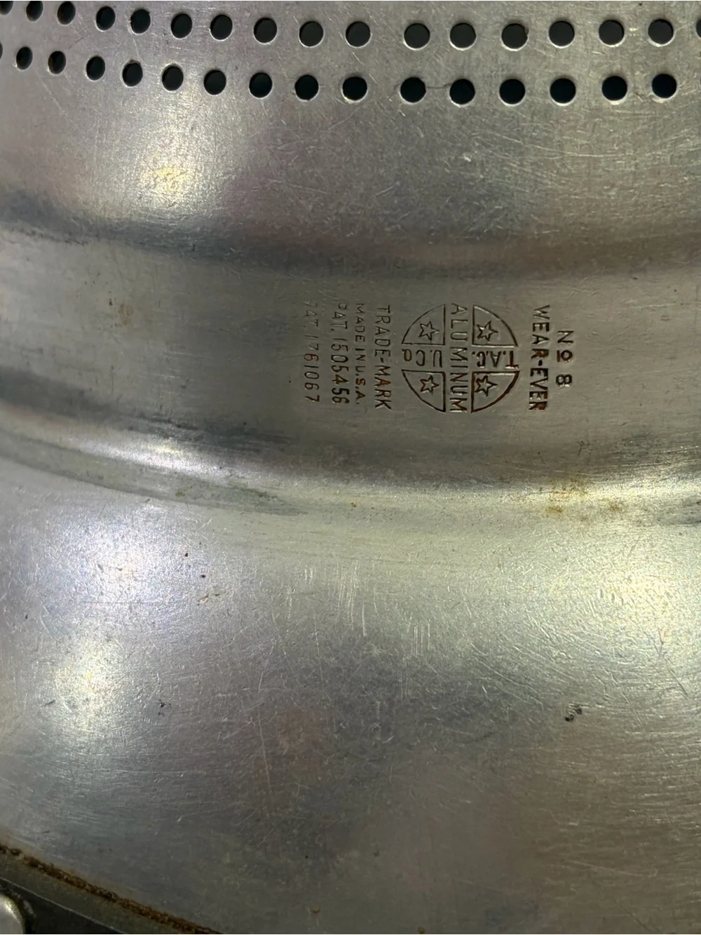 Wear-Ever No. 8 Vintage Cone Strainer